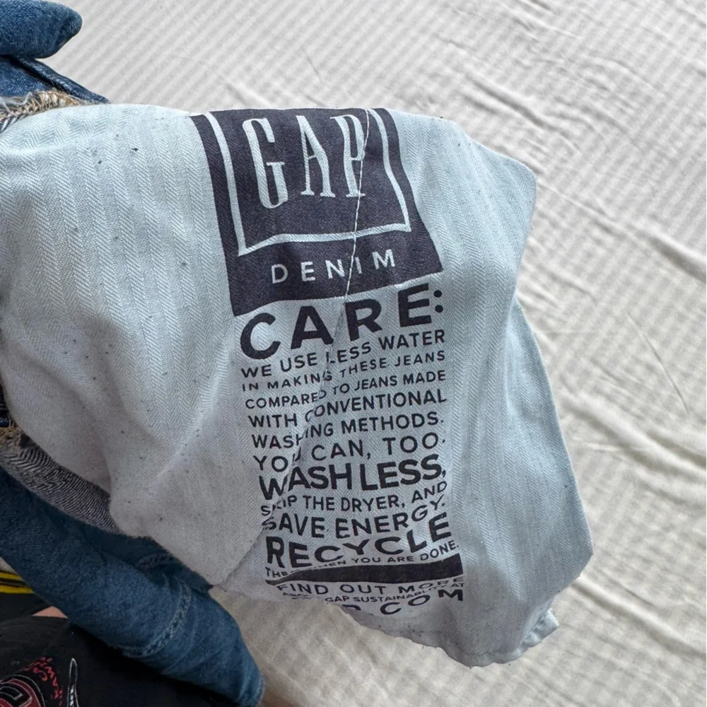 GAP Blue Denim Overall Pants - Picture 8 of 8